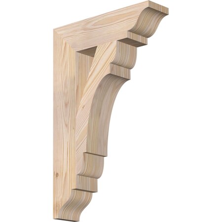 Ekena Millwork Olympic Traditional Smooth Bracket, Douglas Fir, 3 1/2"W x 14"D x 22"H BKT04X14X22OLY01SDF